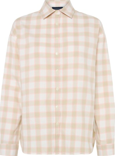 Lexington Clothing | Oversized Organic Cotton Check Flannel Shirt | L
