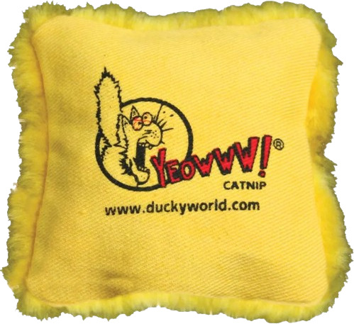 Yeowww! Catnip Kudde 65 X 65 cm Katt Halsbånd Og Seler Seler Yeowww!