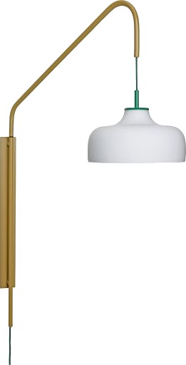 Hübsch Current Vegglampe Grønn/ Khaki Hübsch Current Vegglampe Grønn/ Khaki