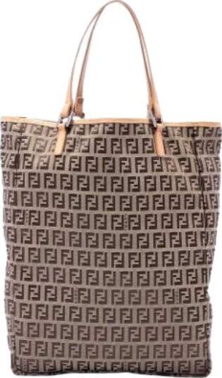 Fendi Vintage Dame Pre owned Brun ONE SIZE, Fendi Vintage Dame Pre owned Brun ONE SIZE,