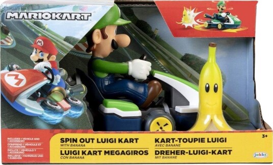 Northix Luigi Kart Figur 6 cm for Mario Kart samleobjekter