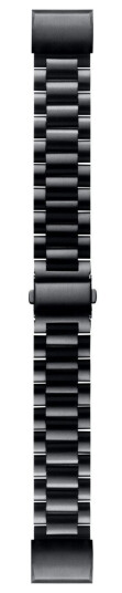 TRIACLE NATURAL-REIM STÅL LENKE GARMIN QUICKFIT 22 MM, SVART