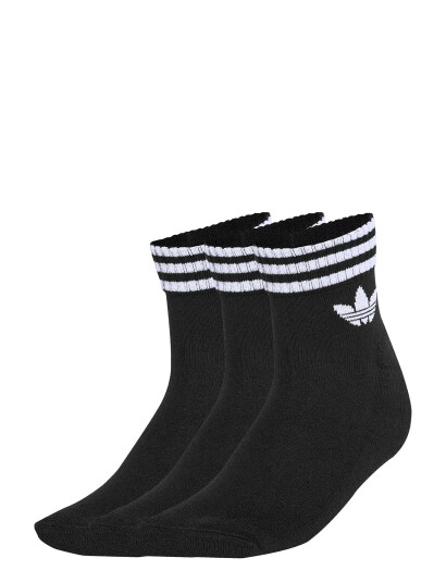 adidas Originals 3S Ankle S 3P - Black - 34-36