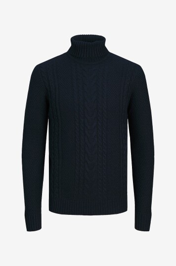 Jack & Jones Genser jjCraig Knit Roll Neck Blå