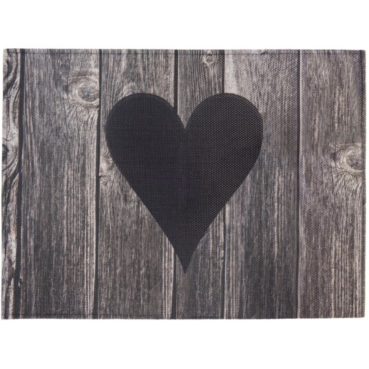 Erwin M. Bordbrikke Tenoris Wood; 33x45 cm (BxL); Svart; 4 Stykk / Forpakning