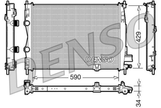 Radiator DENSO DRM46018
