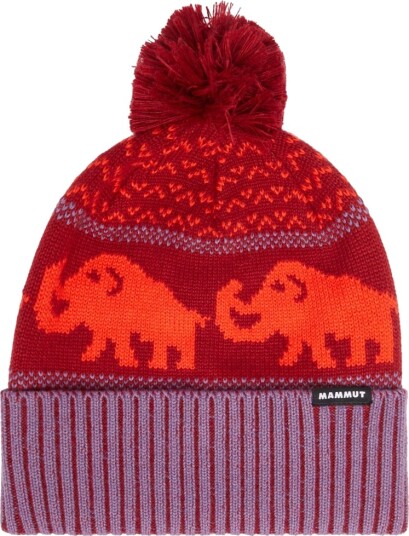 Mammut Retro Beanie Dark Mammut Red-paloja One Size