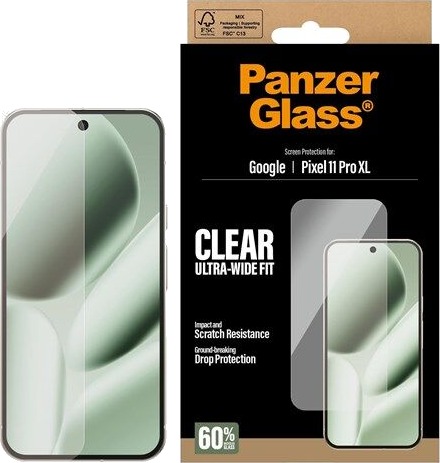 PanzerGlass Screen Protector Google Pixel 11 Pro XL | Ultra-Wide Fit