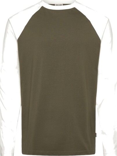 ONLY & SONS Onsfred Life Rlx Ls Raglan Cb Tee Khaki green M