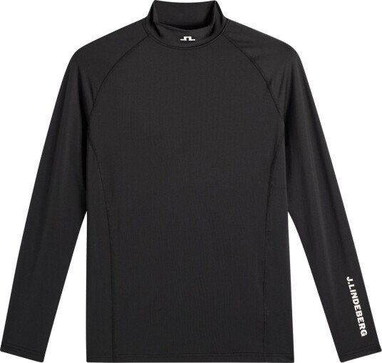 J.Lindeberg Ello Compression Top Svart Golfgenser herre Black Small J.Lindeberg Ello Compression Top Svart Golfgenser herre Black Small