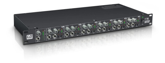 Ld Systems Hpa 6 - 19" Headphone Amplifier 6-Channel Ld Systems Hpa 6 - 19" Headphone Amplifier 6-Channel