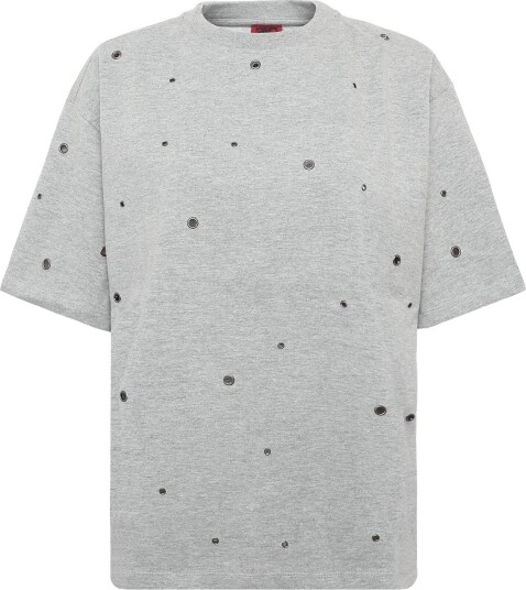 2NDDAY 2Ndaralo   Eyelet Jersey   Grey   XXS