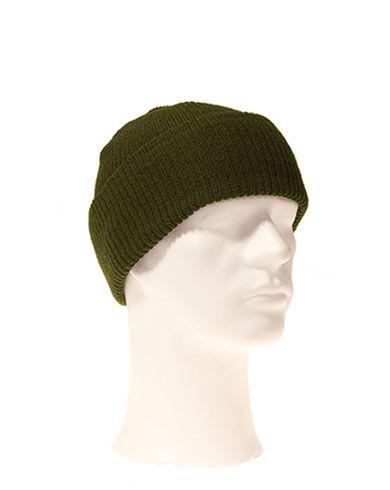 Fostex Watch Cap - 100 % ull Grønn, Oliven