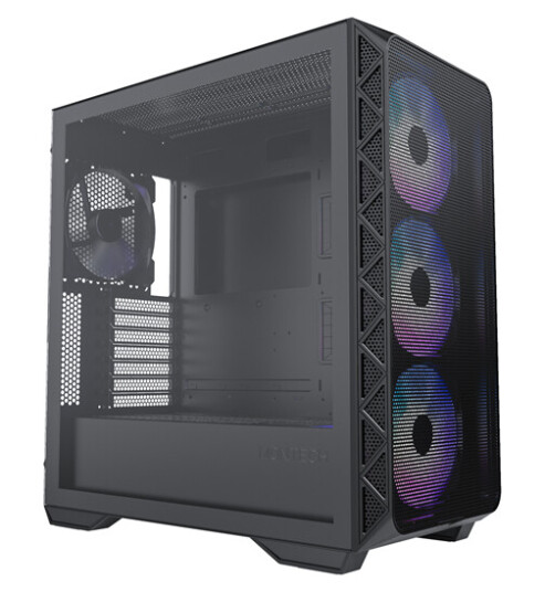 Montech Air 903 Max Midi Tower Kabinett med Tempered Glass - Svart Montech Air 903 Max Midi Tower Kabinett med Tempered Glass - Svart