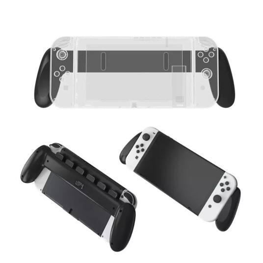 INCOVER Nintendo Switch OLED Joypad-Kontroller med Håndtak - Svart