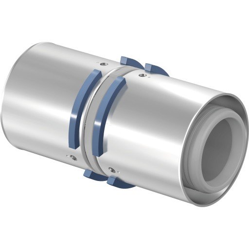 Uponor 40 x 40 mm Skjøtekobling med Presshylse og Lekkasjeindikator Uponor 40 x 40 mm Skjøtekobling med Presshylse og Lekkasjeindikator