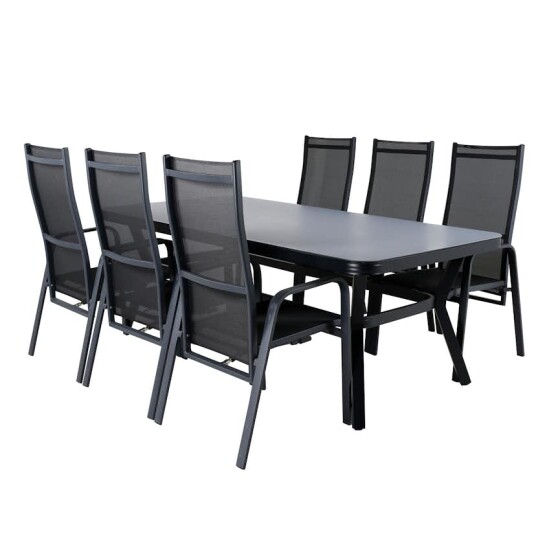 Spisegruppe Venture Home Vyn med 6 Curz Spisestoler Spisegruppe Venture Home Vyn med 6 Curz Spisestoler