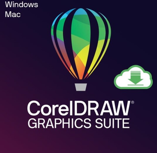 CorelDRAW® Graphics Suite 2024 - PC Windows,Mac OSX