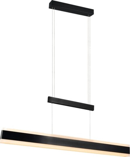 Pendellampe TRIO Arcola - 150 cm, Matt svart