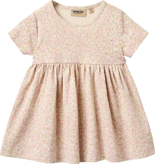 Wheat Jersey Dress S/S Nova Pink 92 Wheat Jersey Dress S/S Nova Pink 92