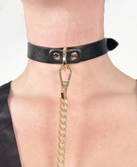 Shiver Shiver Choker + Lead Luxe YL-80416