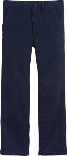 GAP Kids Modern Uniform Relaxed Straight Khakis Navy 140/146 GAP Kids Modern Uniform Relaxed Straight Khakis Navy 140/146