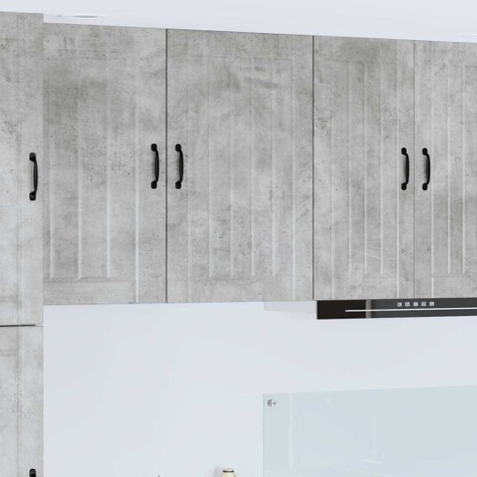  Kjøkkenskap Betonggrå 50 x 31 x 80 cm Konstruert tre
