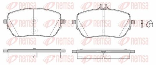 Bremseklosser REMSA 1827.00 Bremseklosser REMSA 1827.00