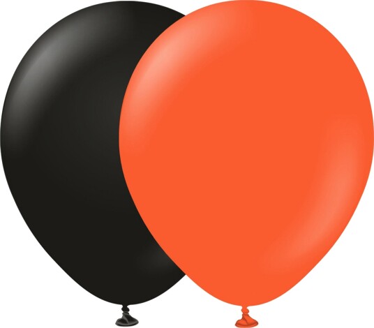 Ballonger Professional Svart/Oransje - 10-pakning