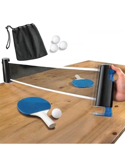 Pro Table tennis set Flex net with 2 bats and balls Pro Table tennis set Flex net with 2 bats and balls