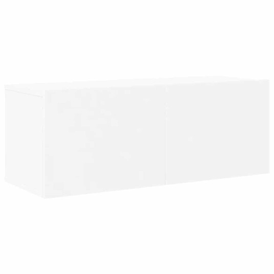vidaXL TV-benksett 8 deler hvit sponplate vidaXL TV-benksett 8 deler hvit sponplate