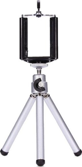 Mini Tripod for Mobiler - Sølv Mini Tripod for Mobiler - Sølv