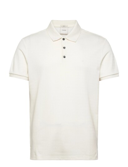 Calvin Klein Ss Tonal Stripe Polo Cream XXL