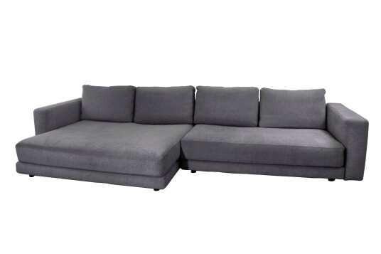 Cane line Scale divansofa Dark grey 2 seter modul 2 seter sjeselong & armlen HV Grå