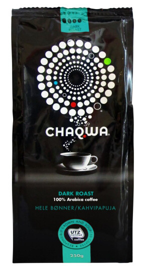 CHAQWA KAFFEBØNNER MØRKBRENT 1756