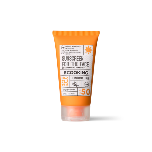 Ecooking Ansiktssolkrem SPF 50 med UV-Beskyttelse 50 ml