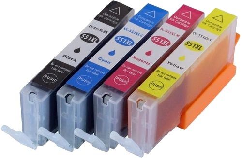 CLI-551 blekkpatron MultiPack Bk/C/M/Y for Canon CLI-551 blekkpatron MultiPack Bk/C/M/Y for Canon