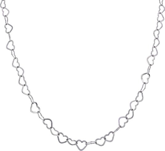 Pan Jewelry Kjede i 925 rhodinert sølv 50 cm