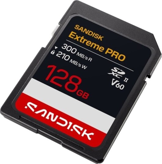 SANDISK Extreme PRO - flash memory card - 128 GB - SDXC UHS-II