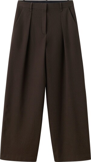 Mango Linbukser Trousers Leo Brun