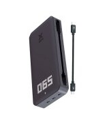 xtorm XB401 - Strømbank - 24000 mAh - 88.8 Wh - 3 utgangskontakter (USB-C) - på kabel: USB-C - svart