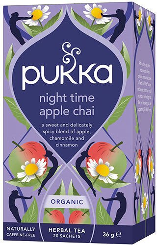 Pukka Night Time Apple Chai Te Økologisk 20 poser Pukka Night Time Apple Chai Te Økologisk 20 poser
