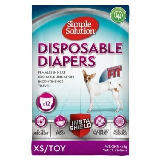 Simple Solution Engangsbleier Tispe 12Pk Xxl