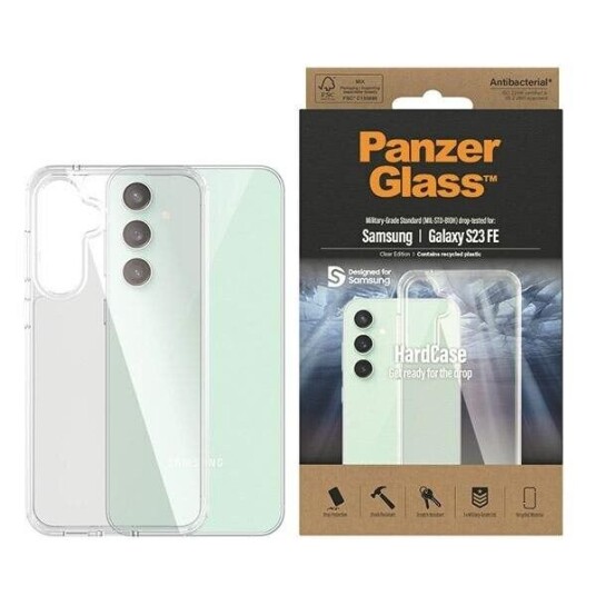PanzerGlass Hardcase for Samsung Galaxy S23 FE - Gjennomsiktig, Resirkulert Materiale