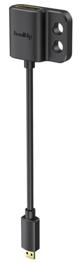SmallRig 3021 Ultra Slim HDMI Adapterkabel 4K Micro til Standard 0,14 m SmallRig 3021 Ultra Slim HDMI Adapterkabel 4K Micro til Standard 0,14 m