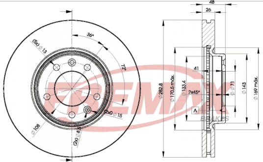 Bremseskive FREMAX BD-4685