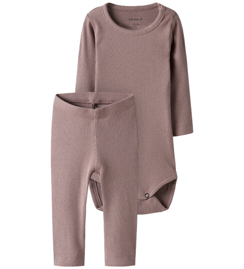 name it Nbnkab Ls Body Legging Set Noos Pink 50