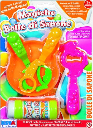 RS Toys Magiske Såpebobler Med Brett Og Dyse 2 stk 3+ År