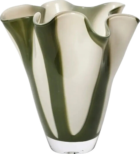 Broste Copenhagen Liva Vase Khaki green H 19CM