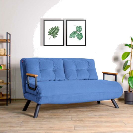 Alfredton Sovesofa 2 seter 175x133 cm Blå